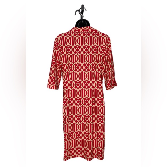 Jude Connally Michelle Dress Geometric Knee Length Size Small NWOT - Picture 4 of 5